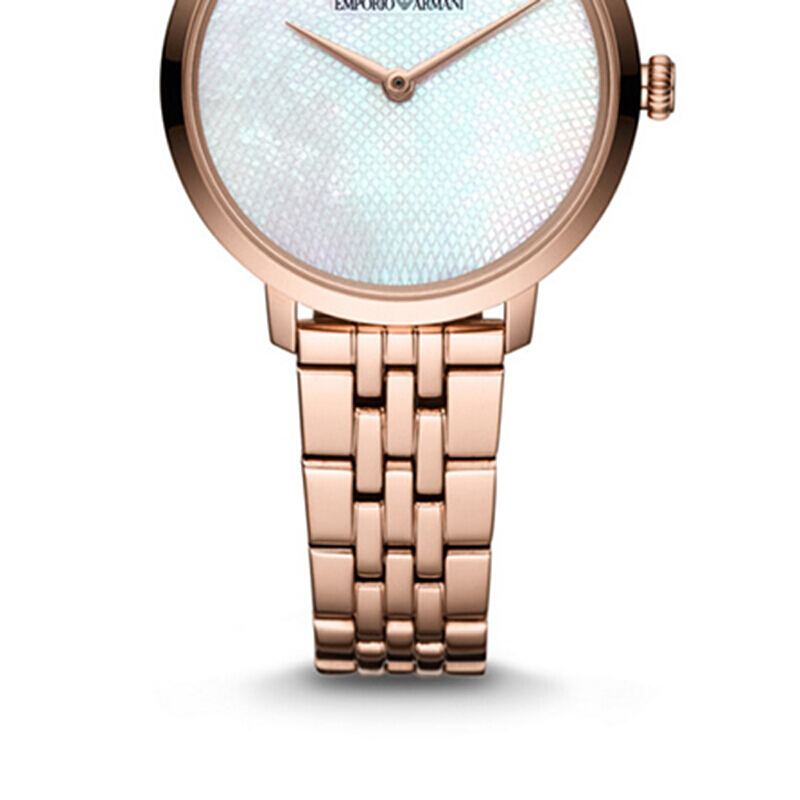 阿玛尼（Emporio Armani)手表 女士欧美时尚休闲巧致石英手表 2018新款 AR11158
