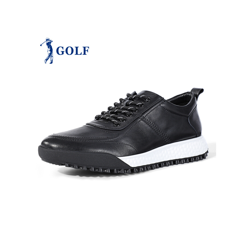 GOLF/高尔夫男鞋2018新款系带复合耐磨软底户外运动休闲鞋