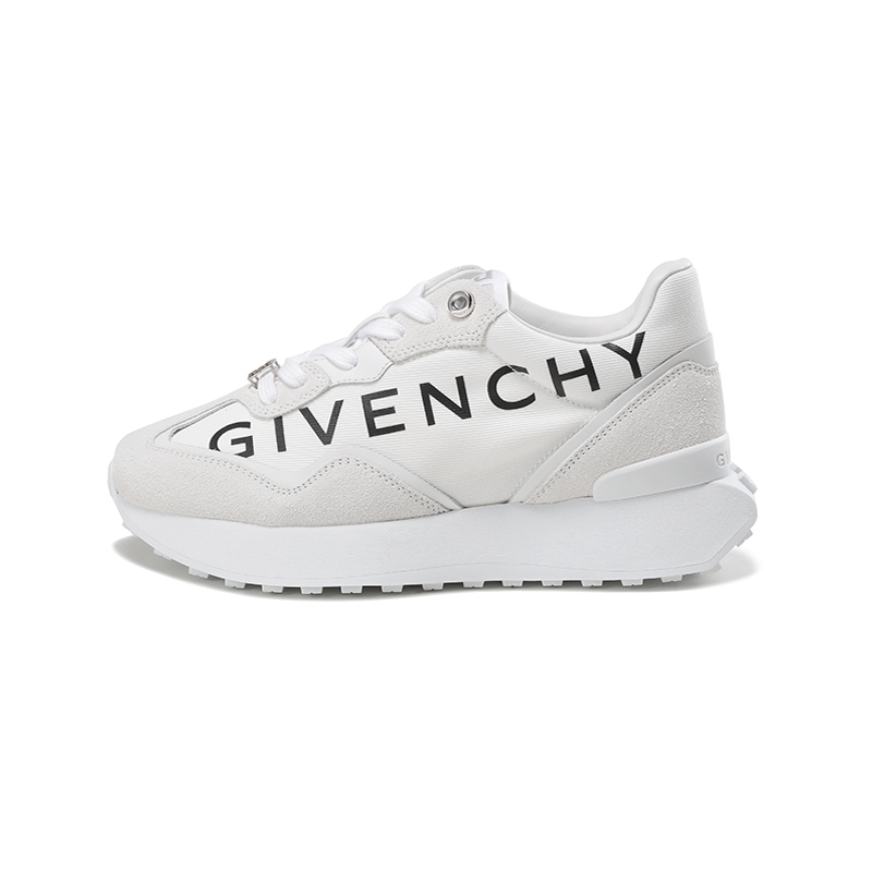纪梵希 GIVENCHY 女士织物配皮系带休闲运动鞋厚底鞋BE002UE1GX