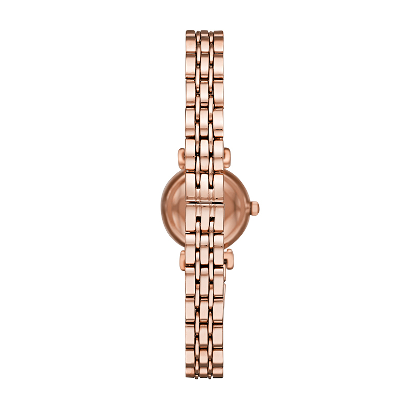 阿玛尼(EMPORIO ARMANI)新款满天星手表女 时尚小表盘玫瑰金手表女