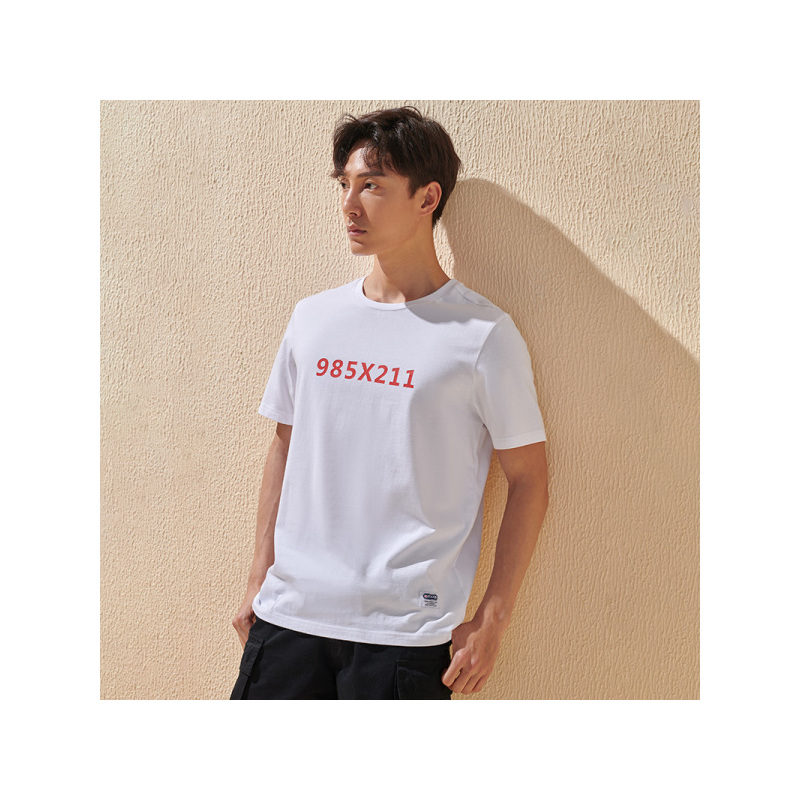 （OUTDOORPRODUCTS）运动户外男士重点大学棉T恤好运弹力短袖OFTX202105