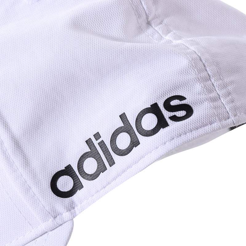 adidas阿迪达斯NEO男帽休闲白色帽子遮阳帽鸭舌帽DW9073 DW9073白+黑