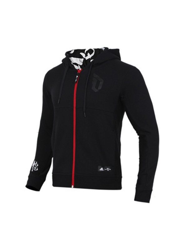 ADIDAS阿迪达斯男子上衣休闲运动舒适连帽外套夹克DZ0857