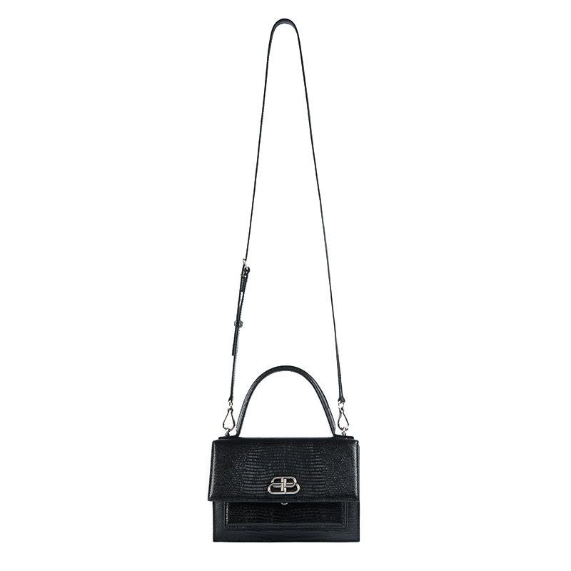 【预定】BALENCIAGA/巴黎世家SHARP超小号单肩包 蜥蜴纹压花图片