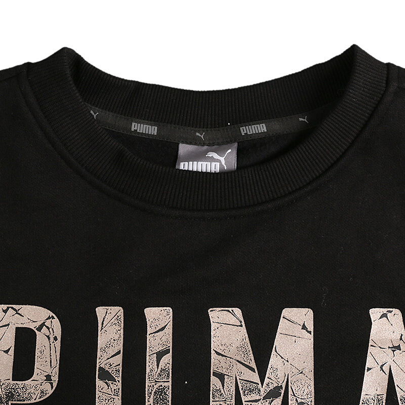 PUMA(彪马)女装 2019春季新款上衣套头衫外套圆领运动服中长款卫衣