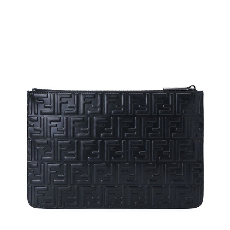 FENDI/芬迪 男包双F压花手拿包 7N0078图片