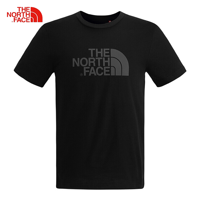 北面（TheNorthFace）户外男式圆领大LOGO短袖T恤A9UP