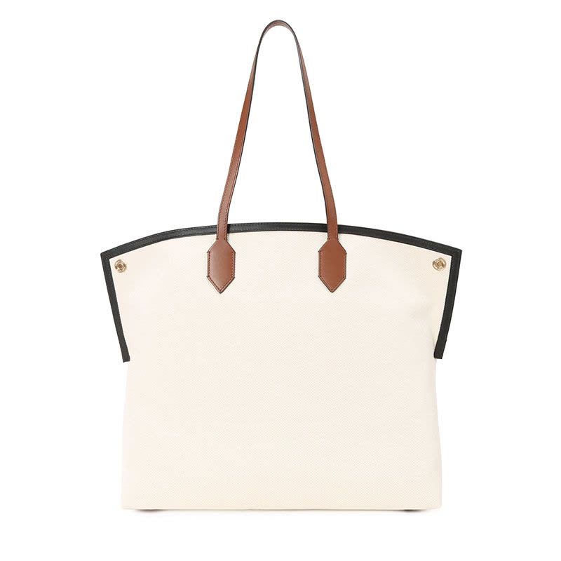 预订 BURBERRY 博柏利 Society TOTE购物袋 单肩包 手提包 圆形徽标帆布织物8032162金扣图片