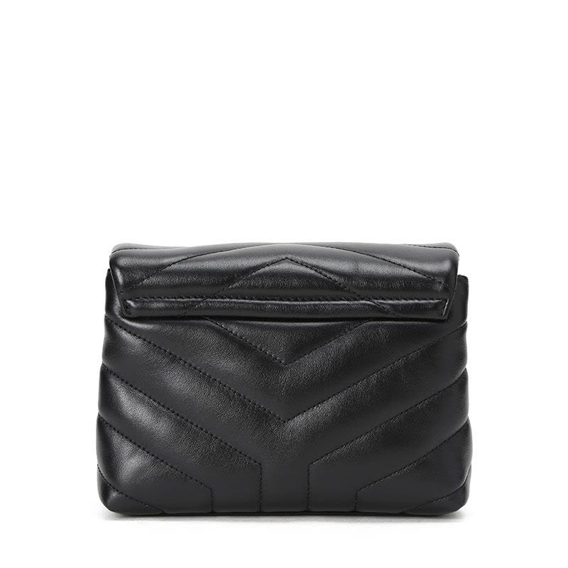 预售 YSL/圣罗兰 LOU LOU 单肩包 超小号 467072 酒红色图片