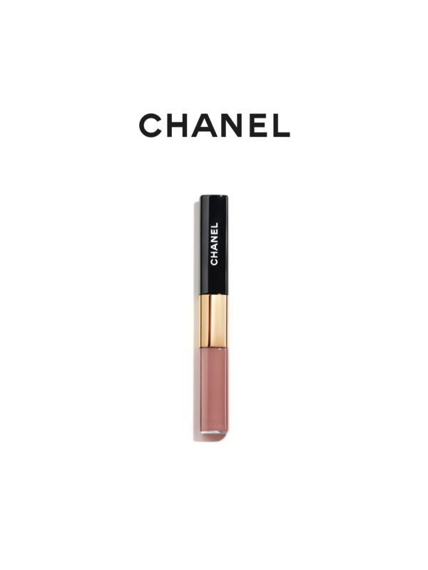 CHANEL香奈儿 双效持色唇釉(69号)4.5ml+3.5ml镜面口红乌龙奶茶色