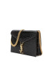 预售 圣罗兰 YSL CASSANDRA 信封包迷你 字母LOGO鳄鱼压纹 女士单肩包 532750金链