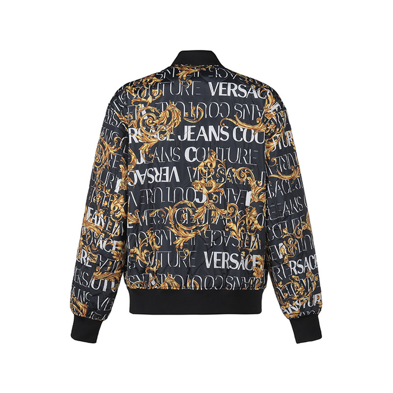 范思哲 VERSACE JEANS COUTURE 男士双面棉服夹克外套73GAS4D0 CQS43