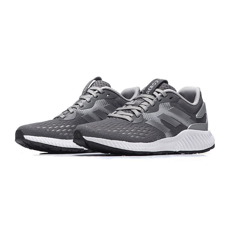 adidas阿迪达斯女子跑步鞋透气舒适休闲运动鞋DA9967 DA9967三度灰+四度灰+银金属