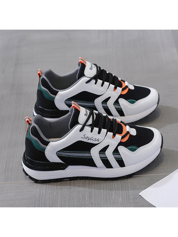 策霸阿甘鞋女2021春季新款运动休闲鞋女韩版百搭老爹透气网面女鞋C06