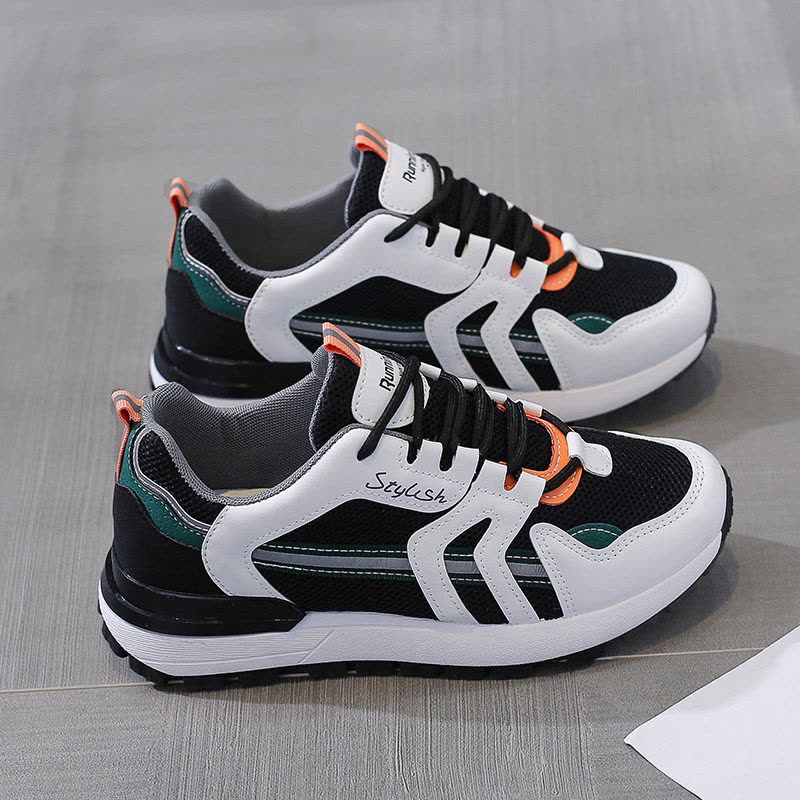 策霸阿甘鞋女2021春季新款运动休闲鞋女韩版百搭老爹透气网面女鞋C06图片