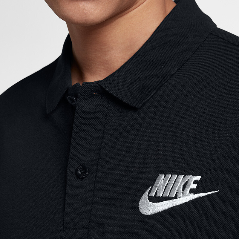 耐克（NIKE）男款运动休闲翻领短袖T恤909747