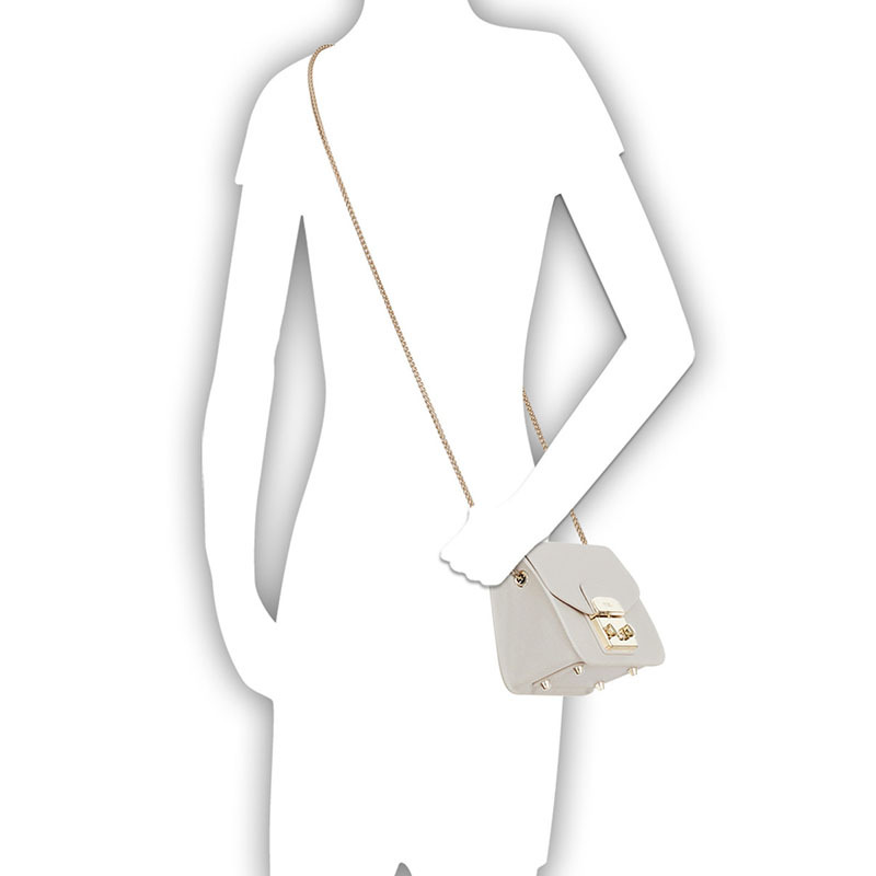 FURLA/芙拉METROPOLIS系列 迷你 斜挎链条小方包