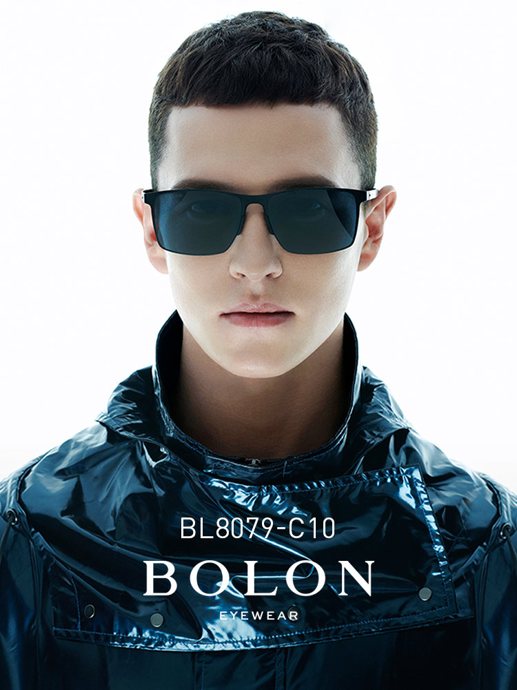 bolon暴龙眼镜2021偏光太阳镜男士质感铝镁方形墨镜bl8079 参数