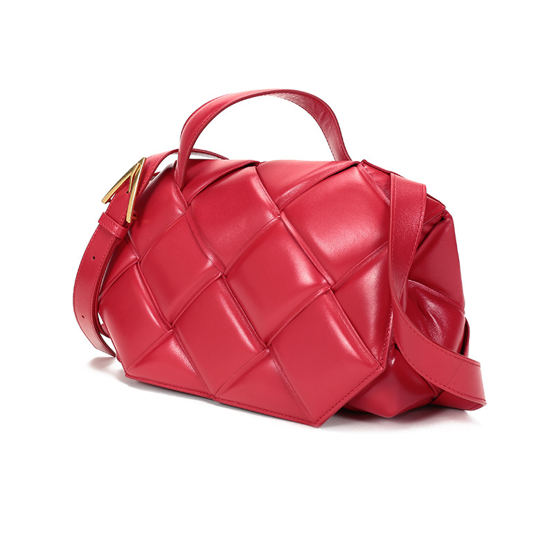 BOTTEGA VENETA 葆蝶家 BV 女士皮革INTRECCIATO编织手提单肩斜挎包 641236 VCQR1