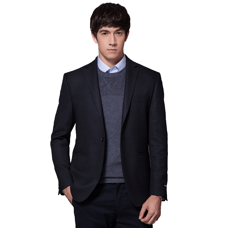柒牌seven男装男士西装婚礼西服工作服英伦单西男士四季青年西服外套