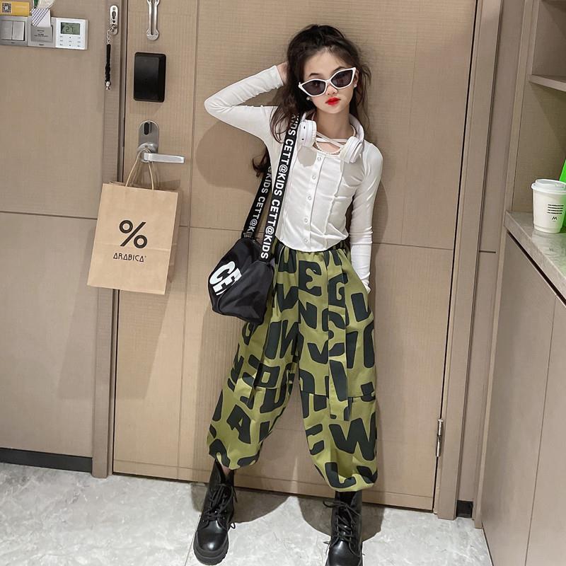 女童春款套装新款中大童儿童春秋女孩两件套童装长袖长裤潮童