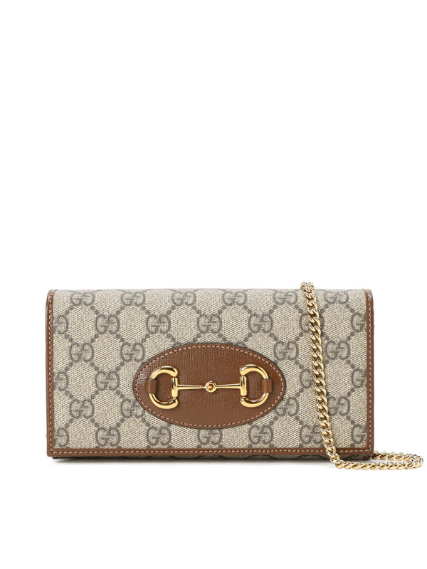 古驰GUCCI Gucci 1955 老花款 链条包621888 金扣 女士单肩斜挎包