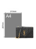 预售 圣罗兰YSL ENVELOPE 小号 信封粒面压花 链条包 女士单肩包 600195 金链