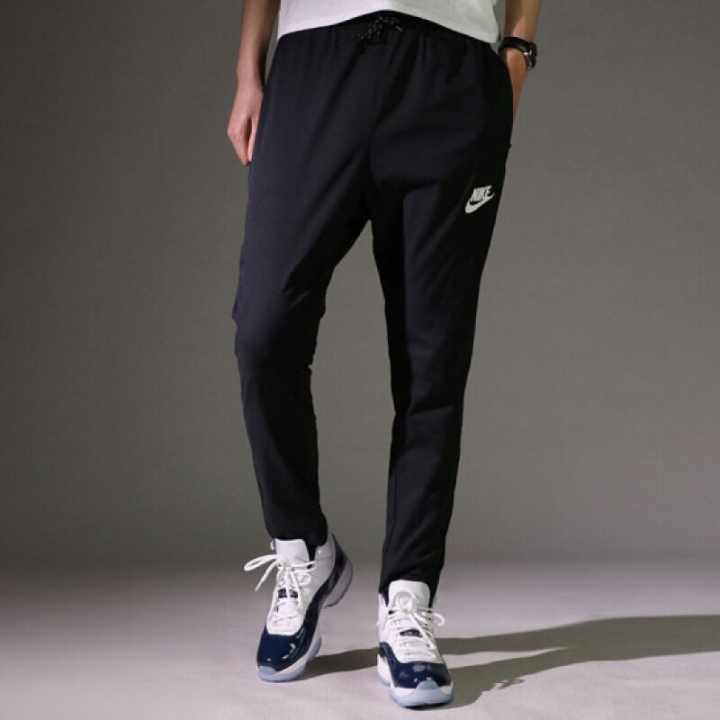 耐克nike男裤运动裤休闲梭织健身训练薄款跑步中长裤861761