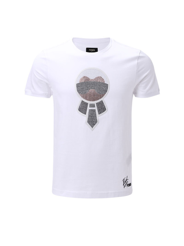 芬迪(FENDI T恤 老佛爷FY0626 男士T恤