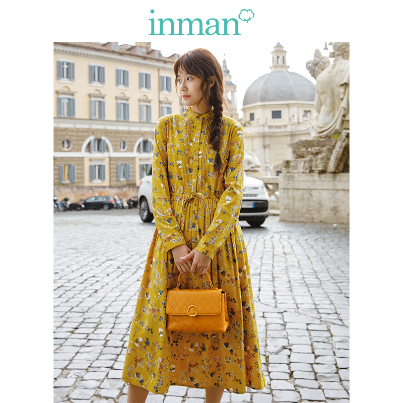 茵曼inman连衣裙