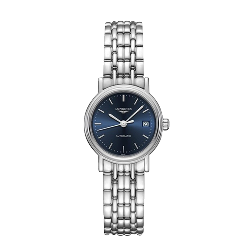 浪琴longinesl43214926瑰丽系列自动机械精钢手表女视频