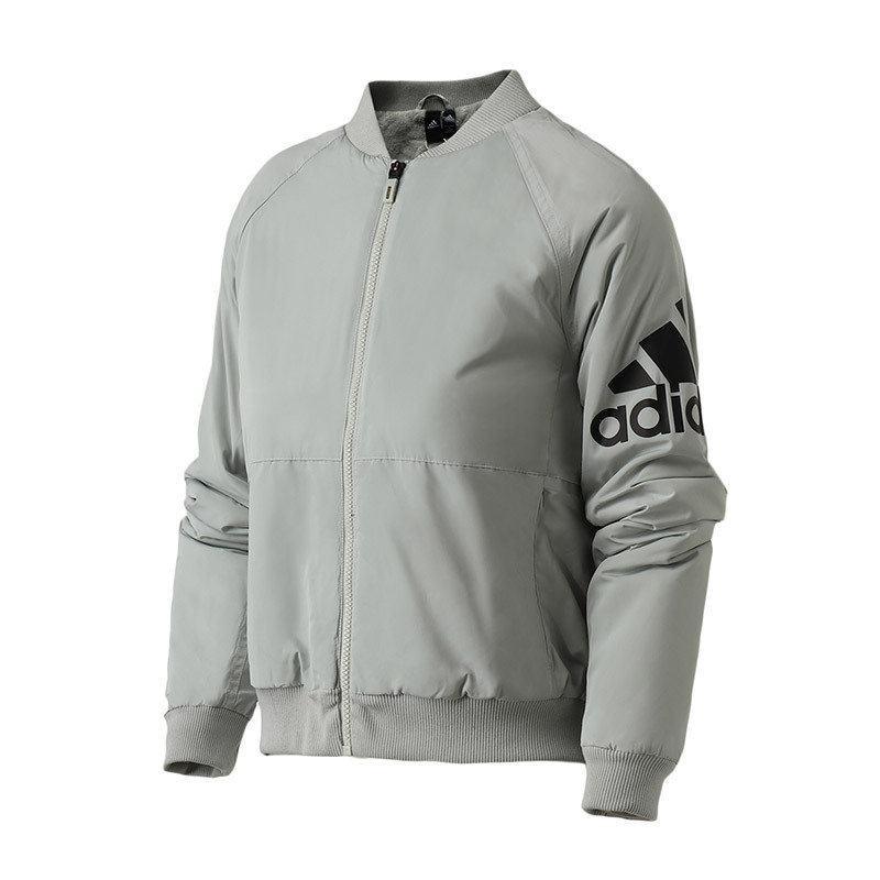 adidas女服外套夹克飞行服休闲运动服DT2399 L DT2399绿色