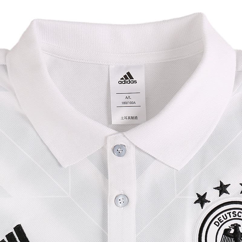 Adidas阿迪达斯男装夏足球运动透气POLO衫短袖T恤AZ3760图片