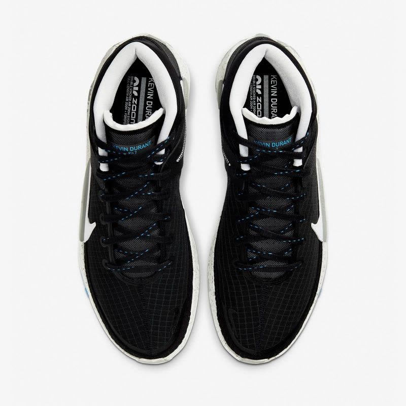 NIKE耐克男鞋KD 13 EP 杜兰特13代气垫黑白实战篮球鞋CI9949-001图片
