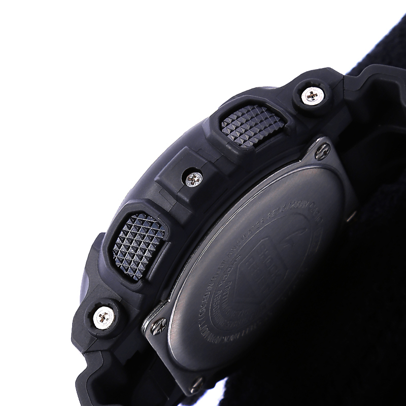 casiogshock石英表男女大盘时尚双显多功能运动潮流男表黑武士ga1101b