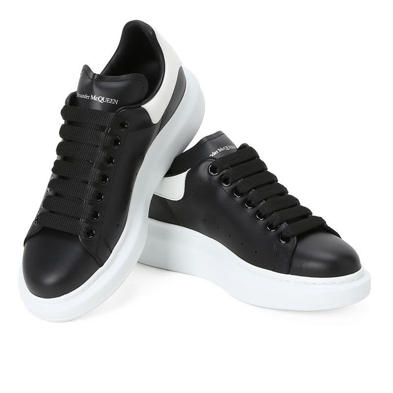 McQueen Sneakers Oversize阔型鞋 白色厚鞋底光面皮553770白尾图片