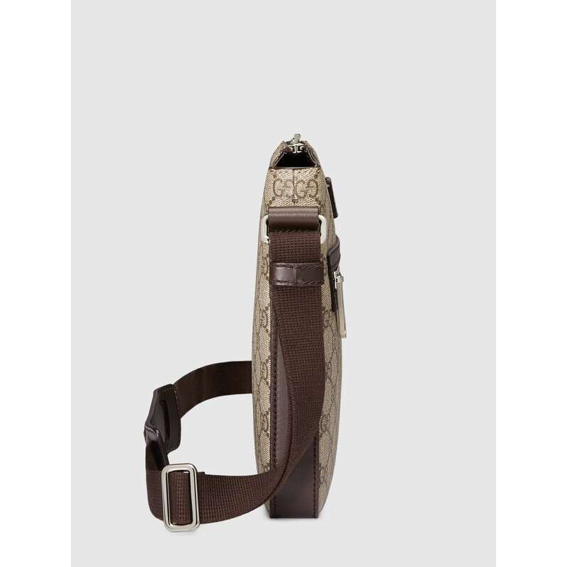GUCCI/古驰 经典Logo男士帆布单肩包 406410