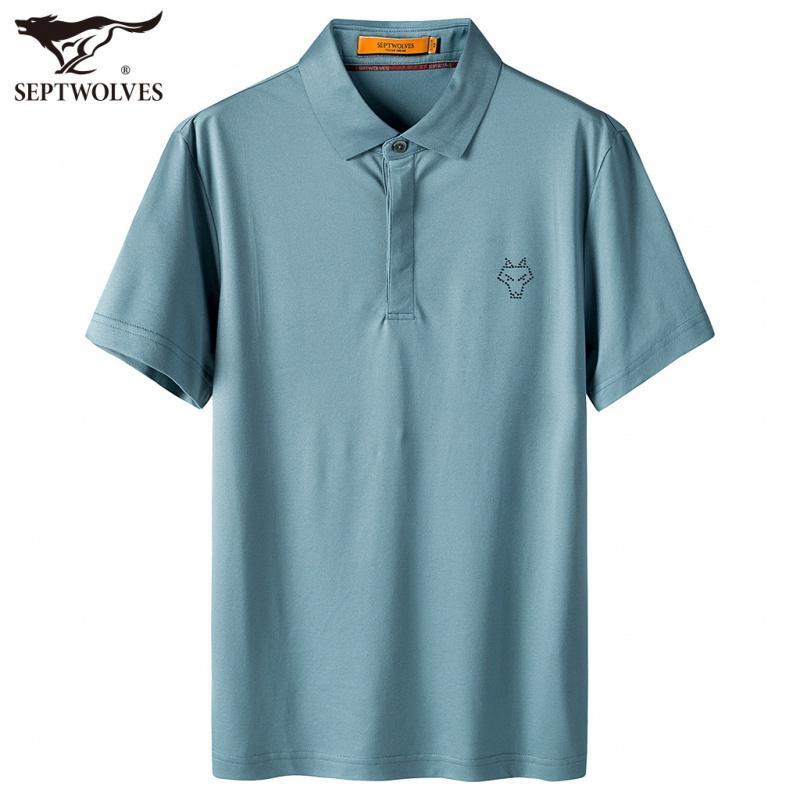 七匹狼短袖T恤男士2020夏装新款翻领Polo衫夏季男款宽松衣服男装
