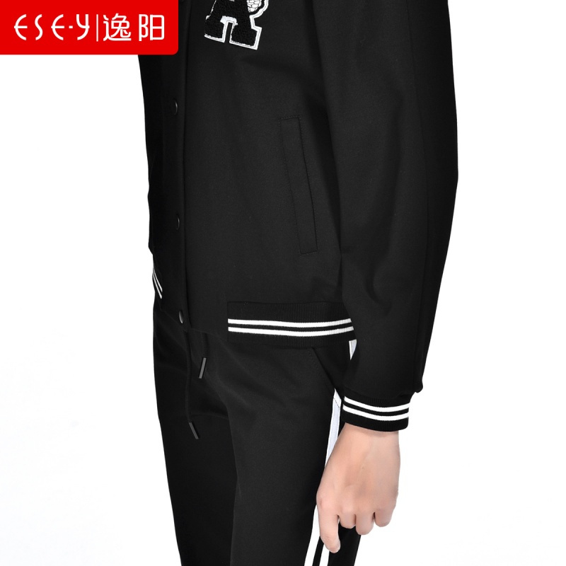 外穿棒球服短款外套夹克2018秋女新款单排扣长袖韩版宽松时尚1933