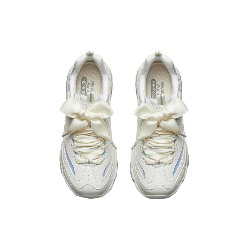 SKECHERS斯凯奇 经典休闲鞋 女子运动鞋 时尚老爹鞋 熊猫鞋 66666178