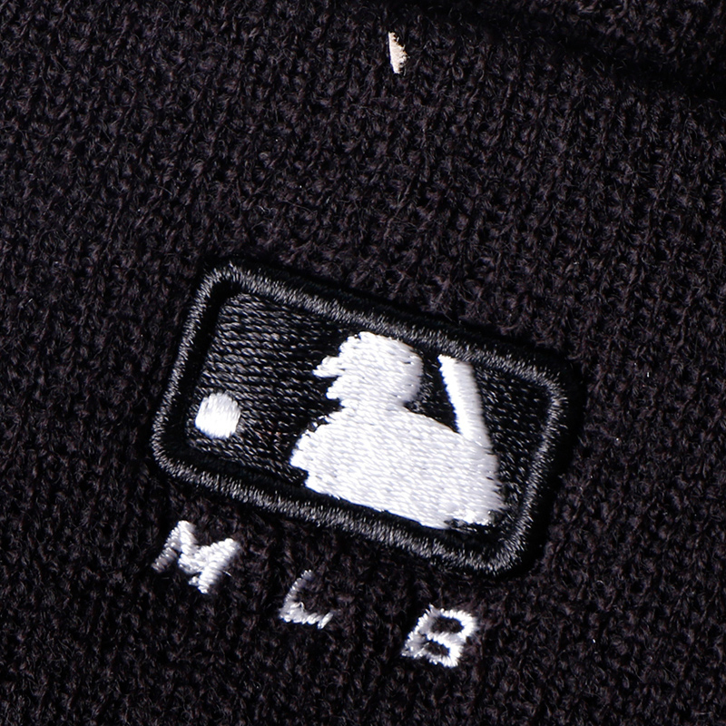 mlb美职棒毛线帽 帽子男女秋冬天韩版潮时尚羊毛针织帽毛线帽套头帽