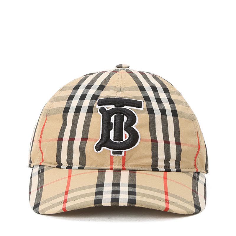 预售 博柏利 BURBERRY Vintage 棒球帽 经典格纹 TB LOGO棉质 男女同款帽子 8027502图片