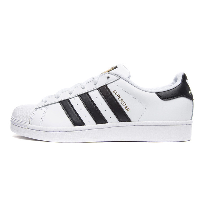 Adidas阿迪达斯男女中性鞋三叶草金标贝壳头板鞋休闲鞋小白鞋 C77124