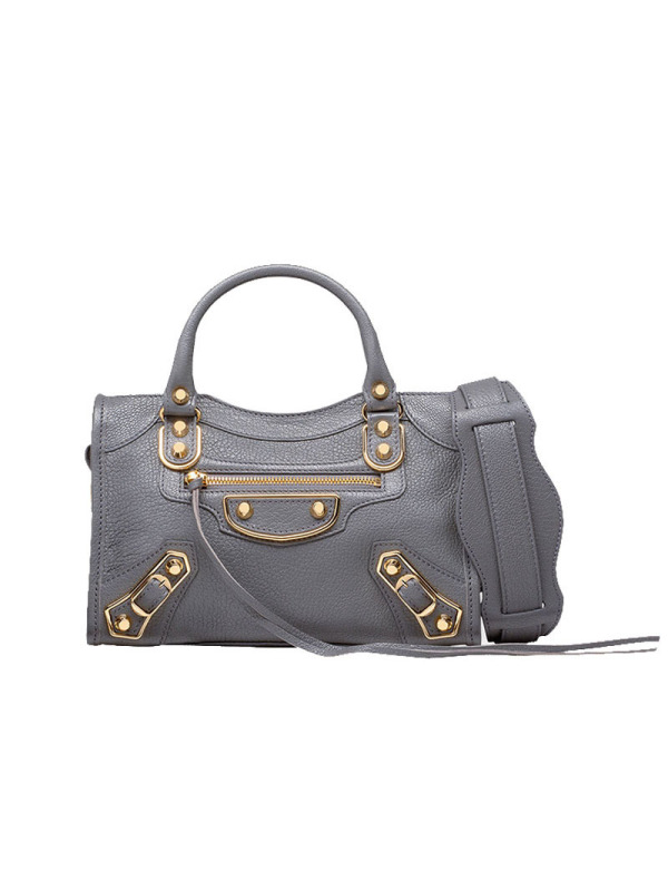 【预定】BALENCIAGA/巴黎世家CLASSIC METALLIC EDGE CITY手袋 MINI