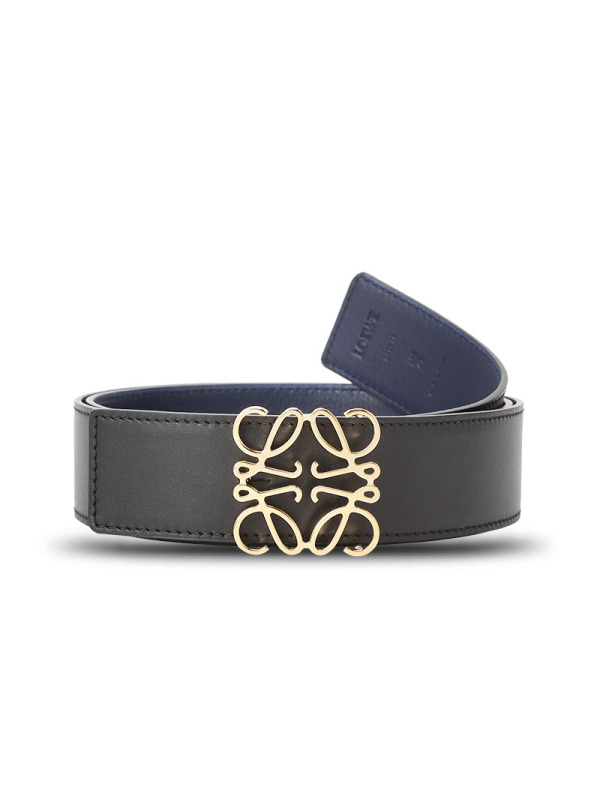 预售 罗意威LOEWE Anagram 方型LOGO徽标 女款腰带 4.0D515.01.010金扣
