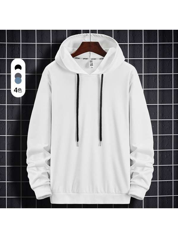 春秋季男装美式连帽卫衣青少年宽松外套休闲百搭上衣潮流男士长袖