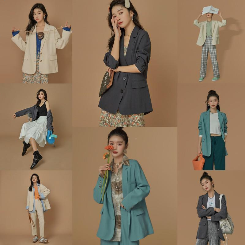OtherMix法式温柔西装IP联名2021年新款春季韩版设计感小众外套女