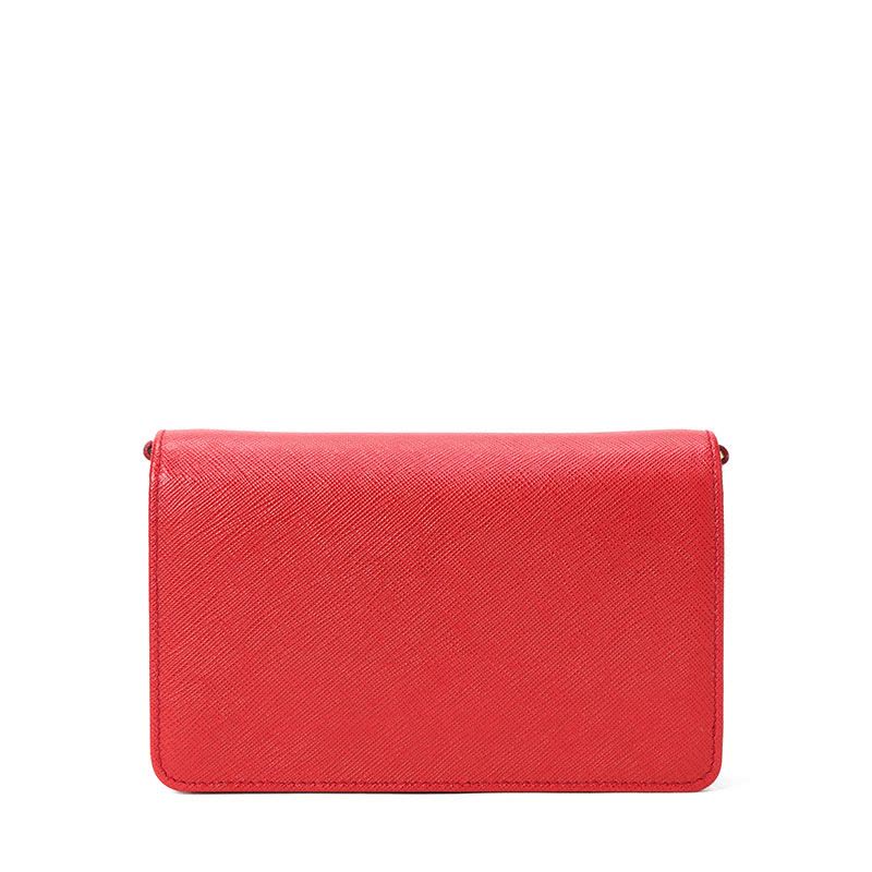 预订PRADA 链条单肩包 1BP006 COW 金属字母标18*12*4.5CM图片