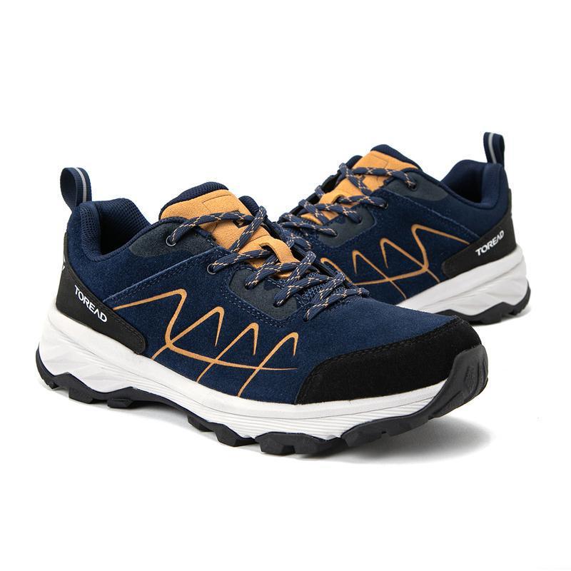 探路者(toread)户外运动徒步鞋户外男鞋反毛牛皮vibram大底登山鞋徒步