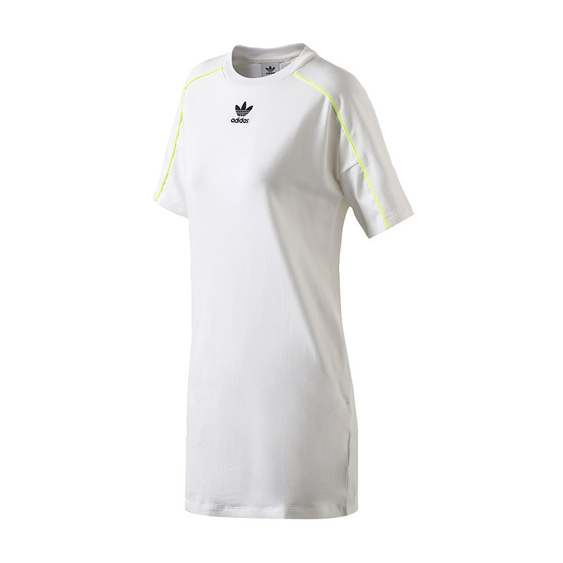 【自营】adidas阿迪达斯三叶草运动服女装休闲运动连衣裙CE4189 30 CE4189白色